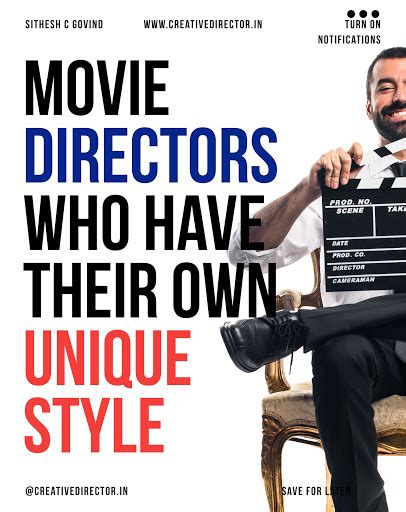 Movie Directors Who Have Their Own Unique Style
