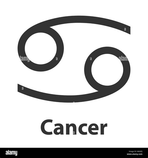 Cancer Crab Zodiac Sign Vector Illustration Icon Stock Vector Image