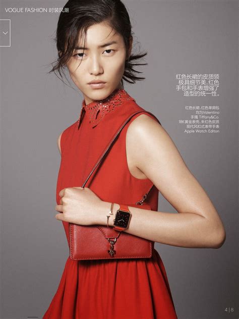 Liu Wen On The Cover Of Vogue China November 2014 Wearing Missoni And