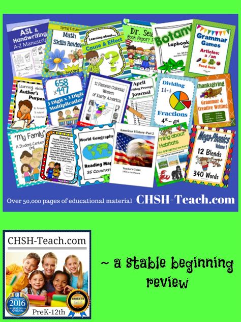 A Stable Beginning: Christian HomeSchool Hub Download Club ~ a TOS review