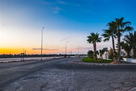 Sunset Over Djerba Island Tunisia Stock Image Image Of Travel