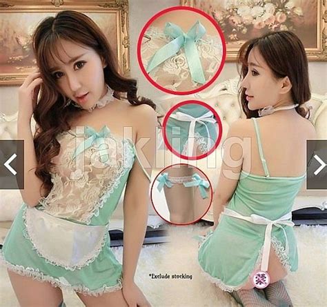 Jual Jakarta Lingerie Jl310 Sexy Maid Costume Pelayan Seksi Baju Tidur