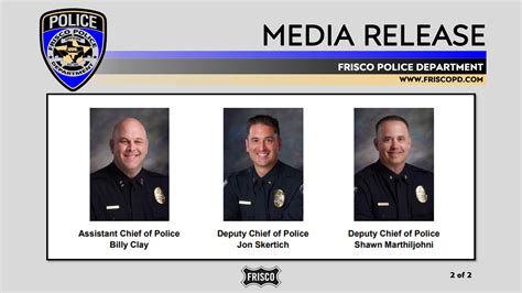 Frisco Police on Twitter: "MEDIA RELEASE - Frisco Police Department