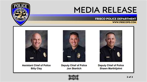 Frisco Police On Twitter Media Release Frisco Police Department