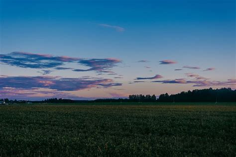 Hd Wallpaper Belarus Landscape Blue Sky Evening Summer July Love