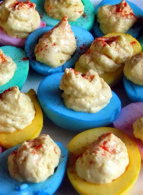 Colored Deviled Eggs Recipe Food Fun And Happiness