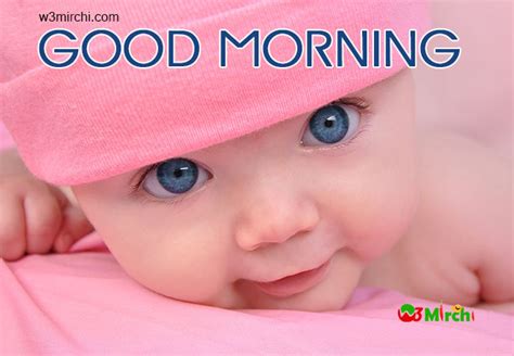 Gud Morning Wallpaper With Cute Baby