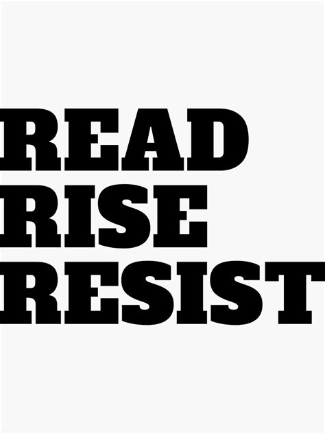 Read Rise Resist Classic Shirt Sticker For Sale By Hamzadesign2