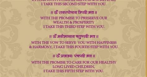 The 7 pheras/Saptapadi! | Interesting Inforghraphs! | Pinterest