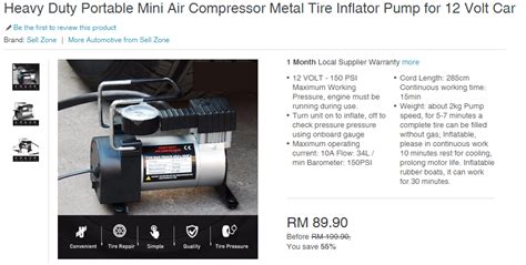 Beli portable air compressor untuk kereta bini anda. 3 Senarai Pilihan terbaik Portable Car Air Compressor ...