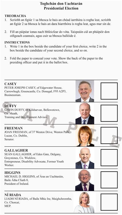 • sample ballots will be sent to all registered voters approximately 2 weeks prior to election day. Here's your guide to voting in the presidential election and blasphemy referendum