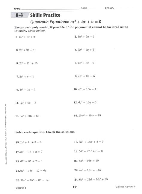 There are three 1040 tax return forms: The Quadratic Formula Worksheet Answers | schematic and ...