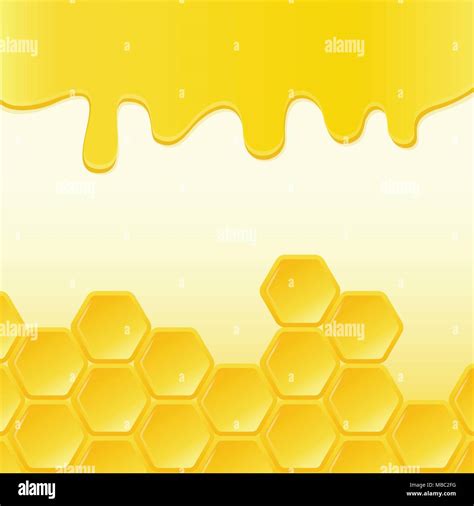 Abstract Background With Honeycomb Vector Illustration Stock Vector