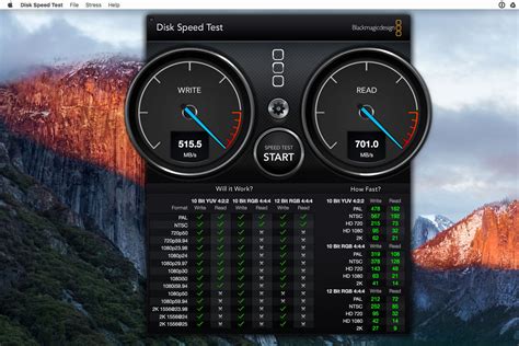 This tool can average connection speed for any internet provider, country or city in the world. Blackmagic Disk Speed Test: How Fast Are Your Mac's Drives?