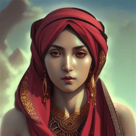 Arabian Woman Pixel Art