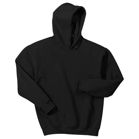 Gildan 18500b Youth Heavy Blend Hooded Sweatshirt Black Full Source