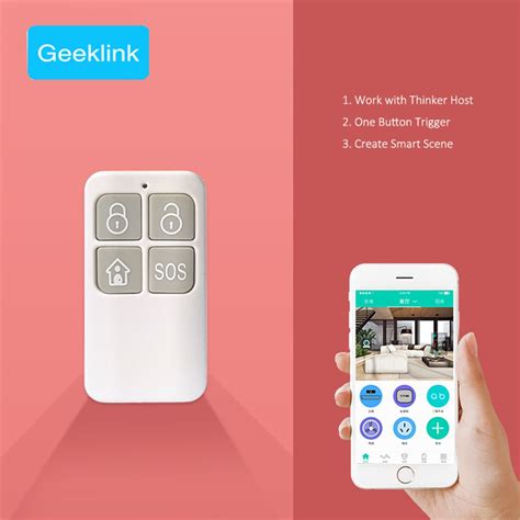 Geeklink Smart Remote Controllersmart Home Wireless Remote Control433