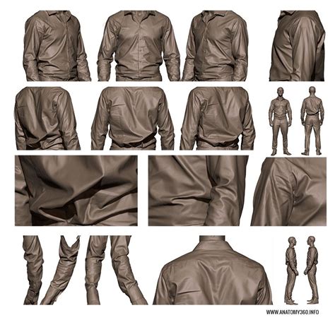 Anatomy Photo Wrinkled Clothes Drawing Clothes Shirt Wrinkles