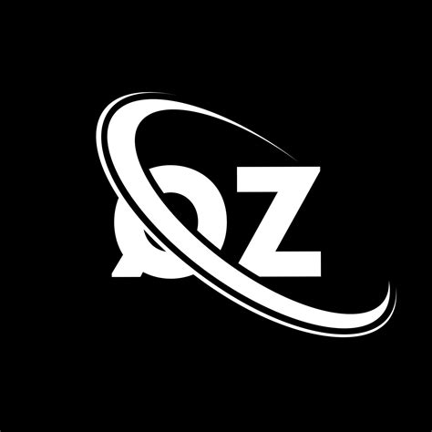 Qz Logo Q Z Design White Qz Letter Qz Letter Logo Design Initial