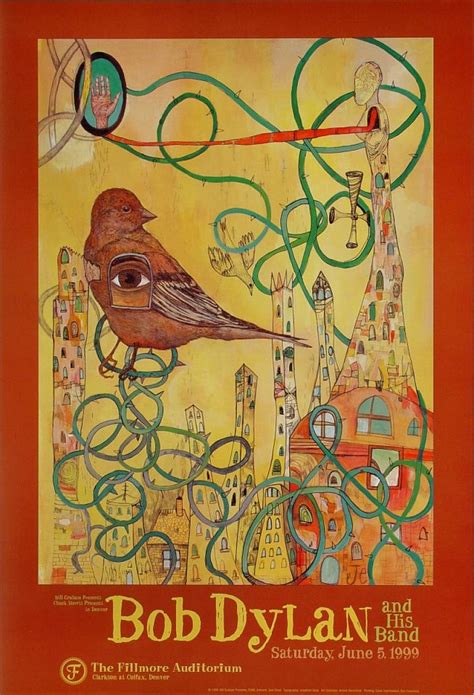 It is not a reproduction. Bob Dylan Vintage Concert Poster from Fillmore Denver, Jun ...