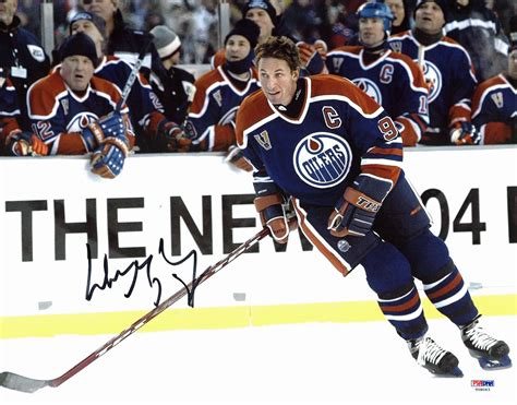 Lot Detail Wayne Gretzky Signed 11 X 14 Edmonton Oilers Photograph