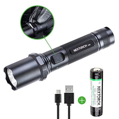 1000 Lumens Rechargeable Led Flashlight Mini Handheld Light With 18650