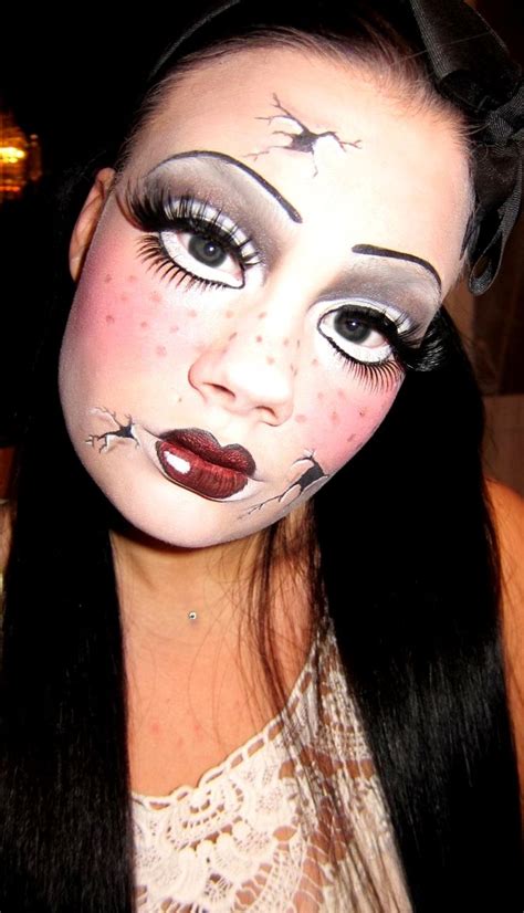 Populer Halloween Makeup Tutorial Creepy Doll Tutorialdandan