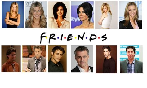 F R I E N D S Friends Cast Now And Then
