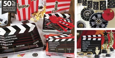 Clapboard Hollywood Movie Theme Party Supplies Party City