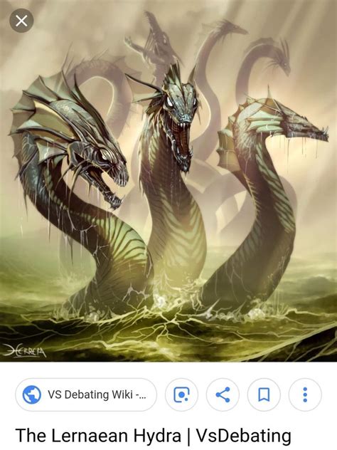 The Lernaean Hydra Hydra Mythology Greek Monsters Greek