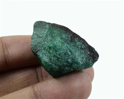 94 Cts Natural African Green Emerald Rough Certified Green Etsy
