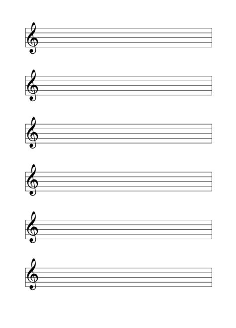Laden sie kostenlos noten von klassischen und zeitgenössischen komponisten herunter. Notenblatt leer (PDF & Word) mit Notenschlüssel ...