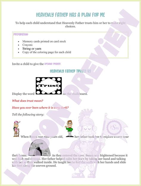 Lds Primary Nursery Manual Behold Your Little Ones Nursery Week 2
