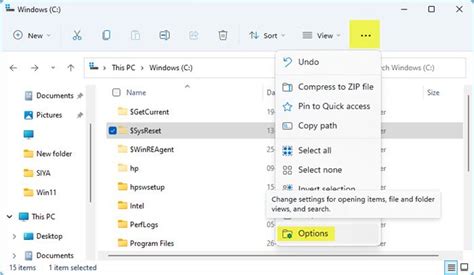 How To Open Folder Or File Explorer Options In Windows 1110