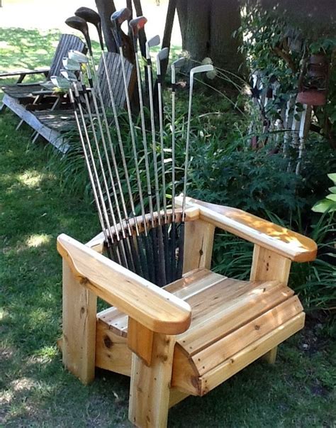 See more ideas about outdoor, golf, golf decor. Golf chair | Outdoor chairs, Outdoor decor, Adirondack chair