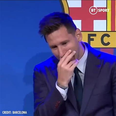 Tearful Messi Bids Barcelona Goodbye The Nation Newspaper