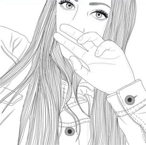 Dibujos Chicas Tumblr Para Colorear - dibujos para colorear