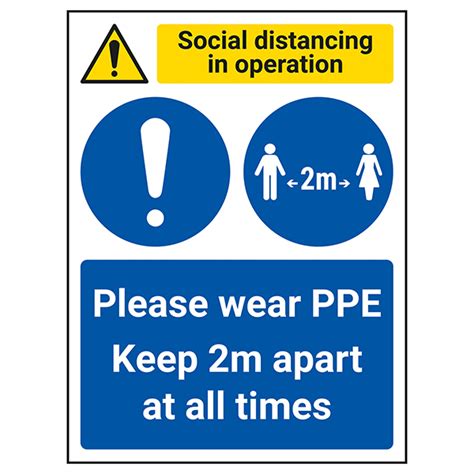 Social Distancing In Operation Ppe Keep 2m Apart Infection