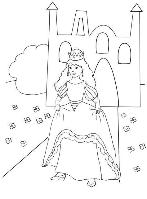 These princess coloring pages are great to print whenever you have a child who needs a little rest from all the other activities during the day. Princess Coloring Pages