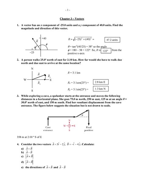 Ephy1150 Chapter 3 Vectors 1 Chapter 3 Vectors 1 A Vector Has An