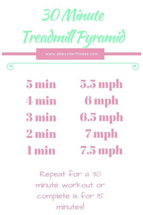 30 Minute Treadmill Pyramid Speed Workout High Intensity Workout