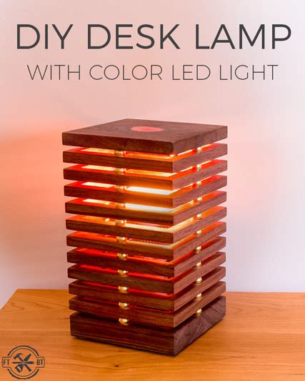 DIY Desk Lamp with Color Changing LED Light | FixThisBuildThat