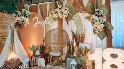 Rustic Themed 18th Birthday Backdrop By Ribbons And Scissors Youtube
