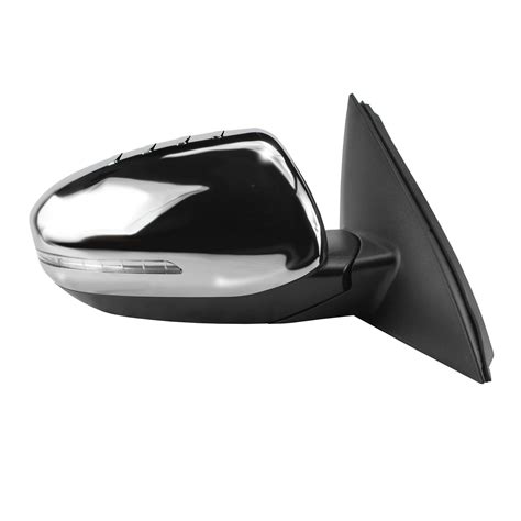 fit system 75551k kia optima passenger side textured black heated power replacement mirror with