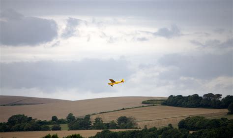 Rural Landscape And Airplane Free Stock Photo Public