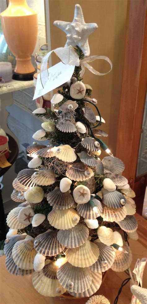 Christmas Tree Decorated With Sea Shells Christmasonthecape With
