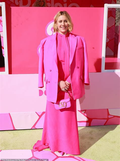 Margot Robbie Ditches Pink For Barbie World Premiere In La By