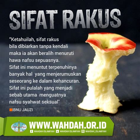 Sifat Rakus - Wahdah Islamiyah