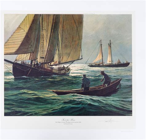 Thomas Hoyne First For Home Signed Lithograph Beach Style Fine