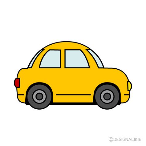 Cute Yellow Car Clip Art Free Png Image｜illustoon